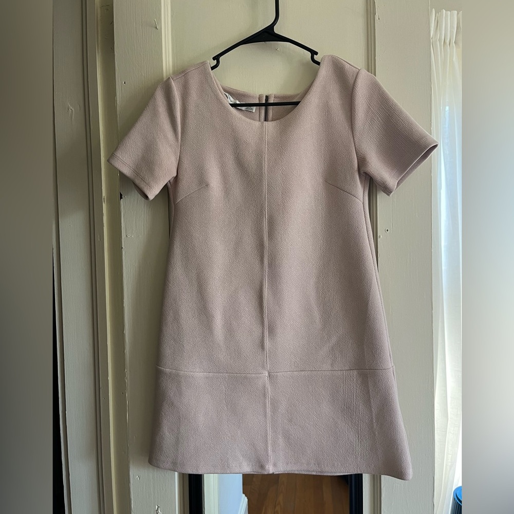 Light Pink Short Sleeve Dress